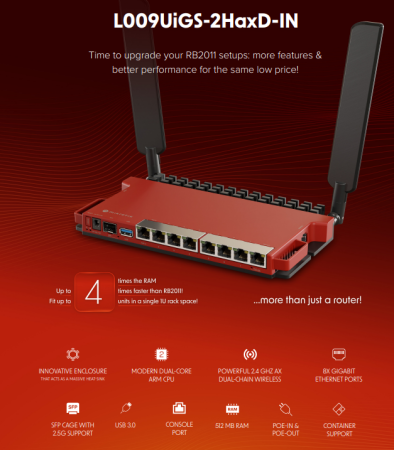 MikroTik L009UiGS-2HaxD-IN